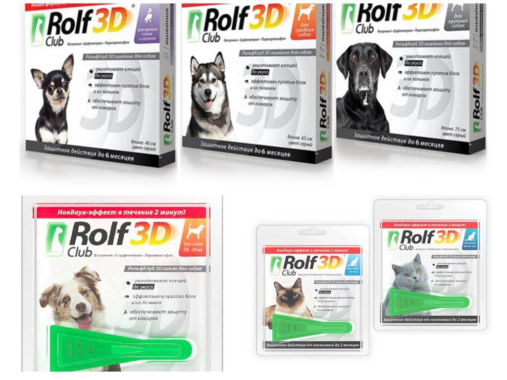 Kvapky Rolf Club 3D z bĺch pre psov a mačky