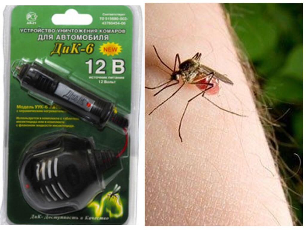 Opravné prostriedky pre komárov v aute