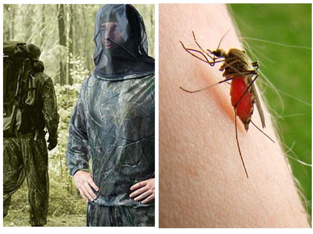 Oblečenie pre komárov, kliešte a kliešte - prehľad